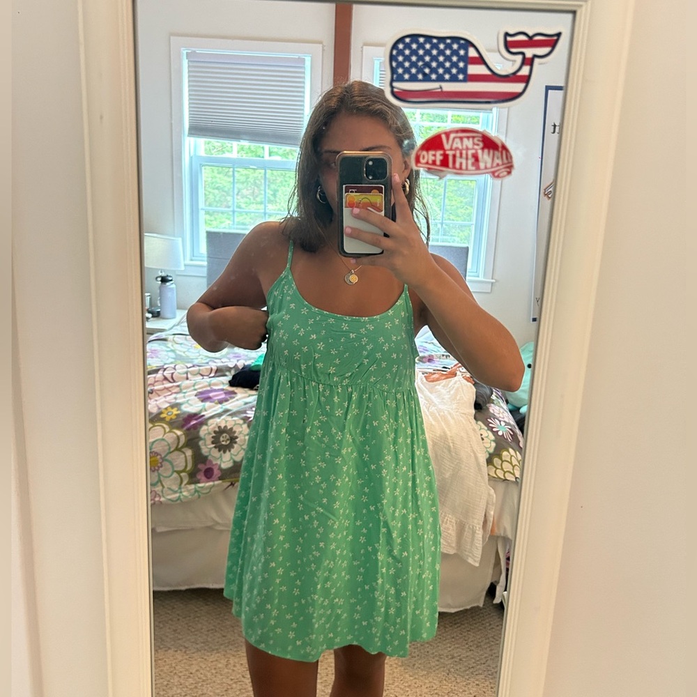 NWT Wild Fable Green Print Sundress